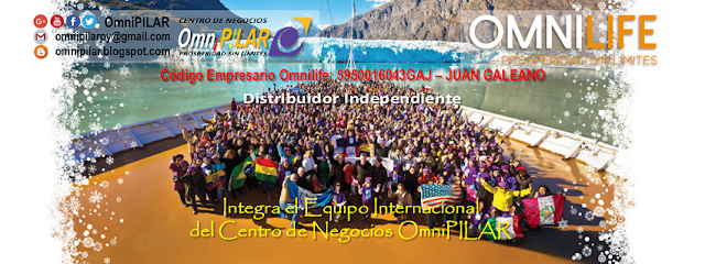 Integra el Equipo Internacional del Centro de Negocios OmniPILAR - Código Empresario Omnilife 5950016043GAJ - Juan Galeano 