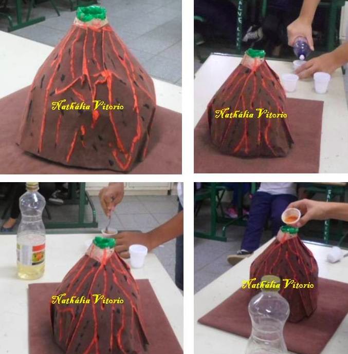 Como Fazer Um Vulcão Em Erupção Caseiro