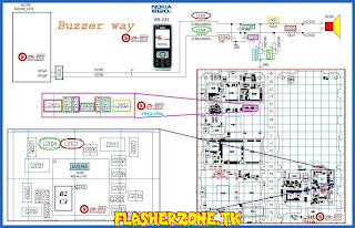   Nokia 6120 buzzer jumper diagram hardware problem solution