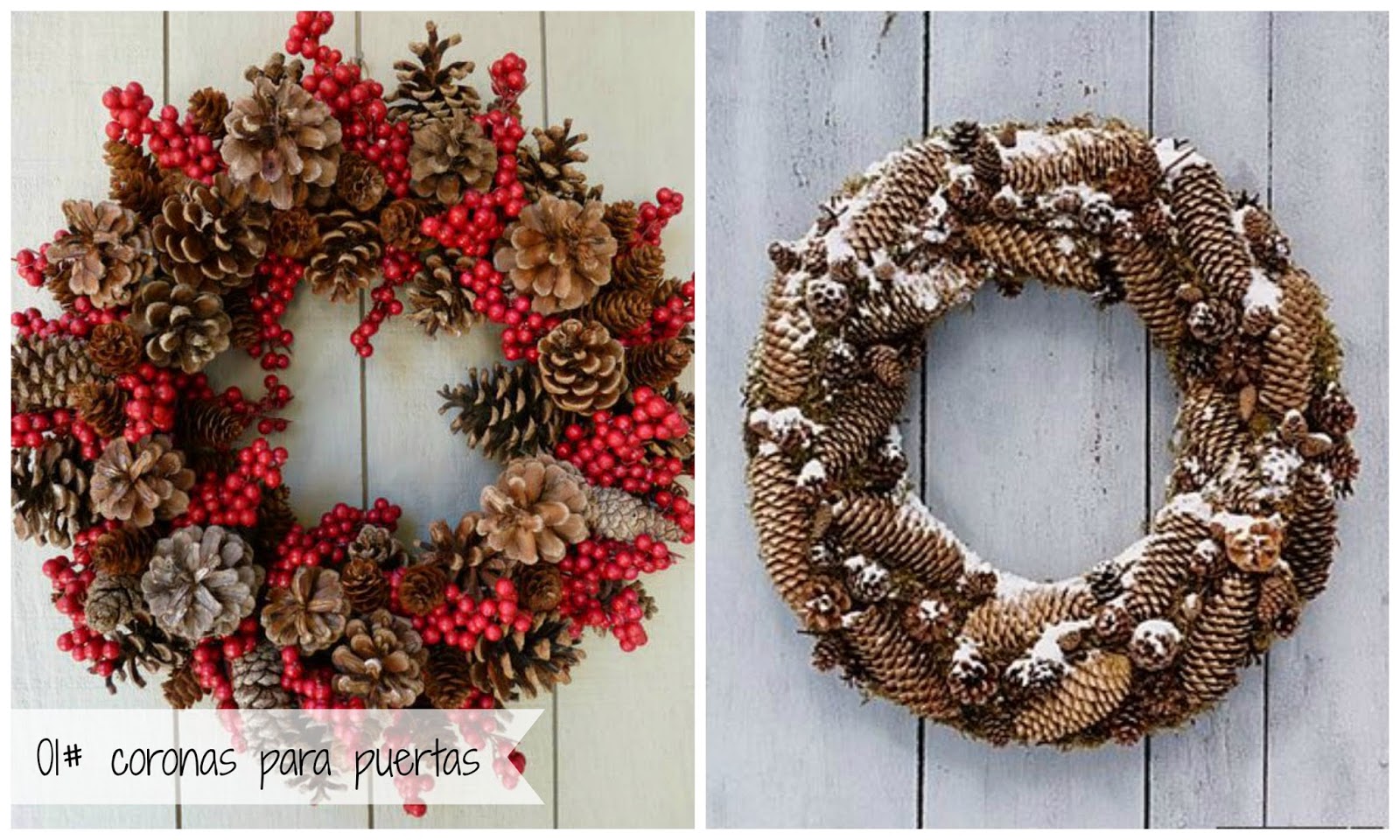 Decoration42: Decoracion Navideña Con Piñas