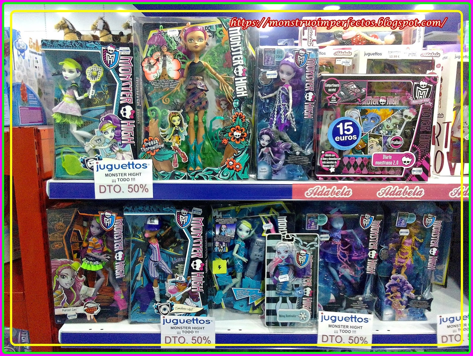 monster high juguettos