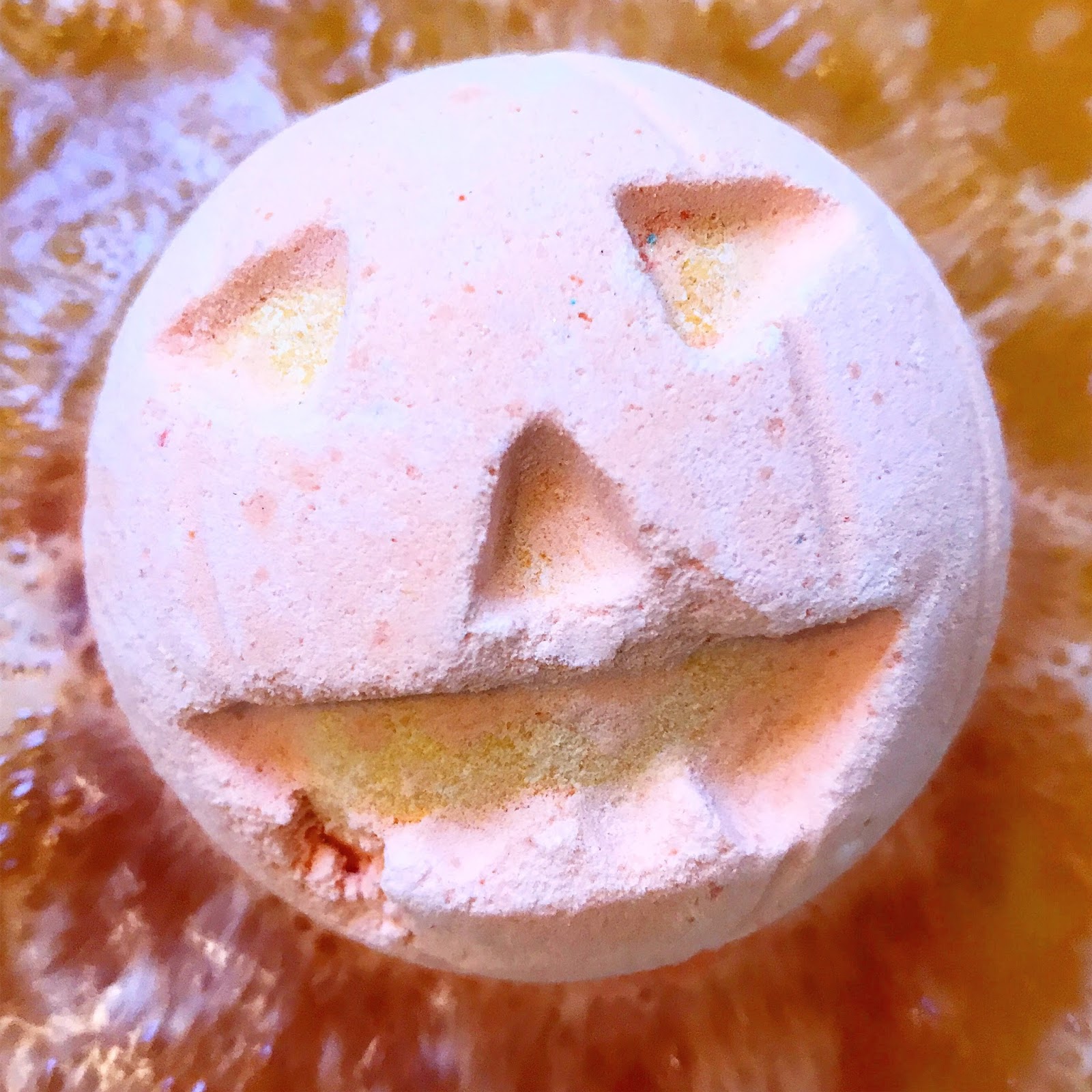 All Things Lush UK Pumpkin Bath Bomb