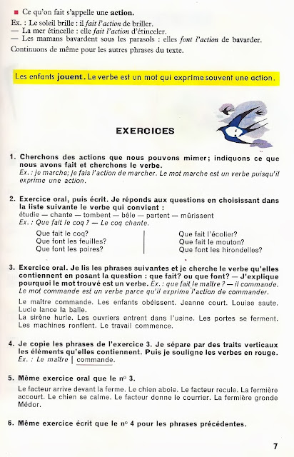 Manuels anciens: Juredieu, Chenevoy, Pateaux, Grammaire CE1 (1969)