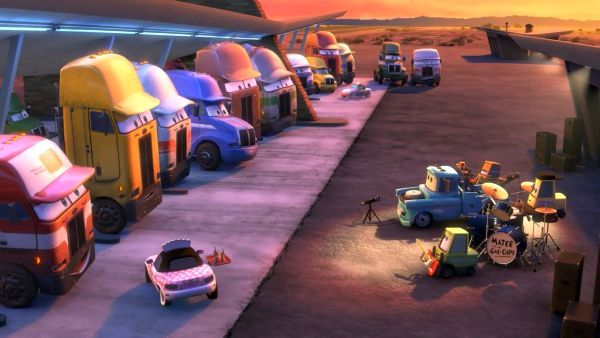 Top Down Truckstop - Mater And The Gas-Caps