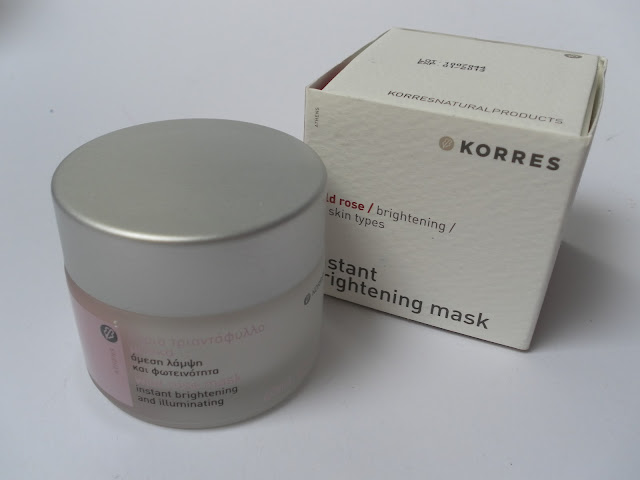 A picture of Korres Wild Rose Instant Brightening Mask