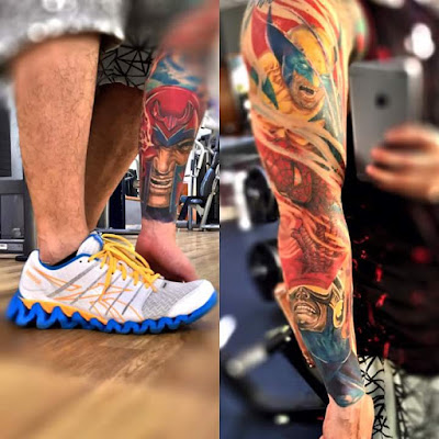 Tatuaje de Marvel manga completa