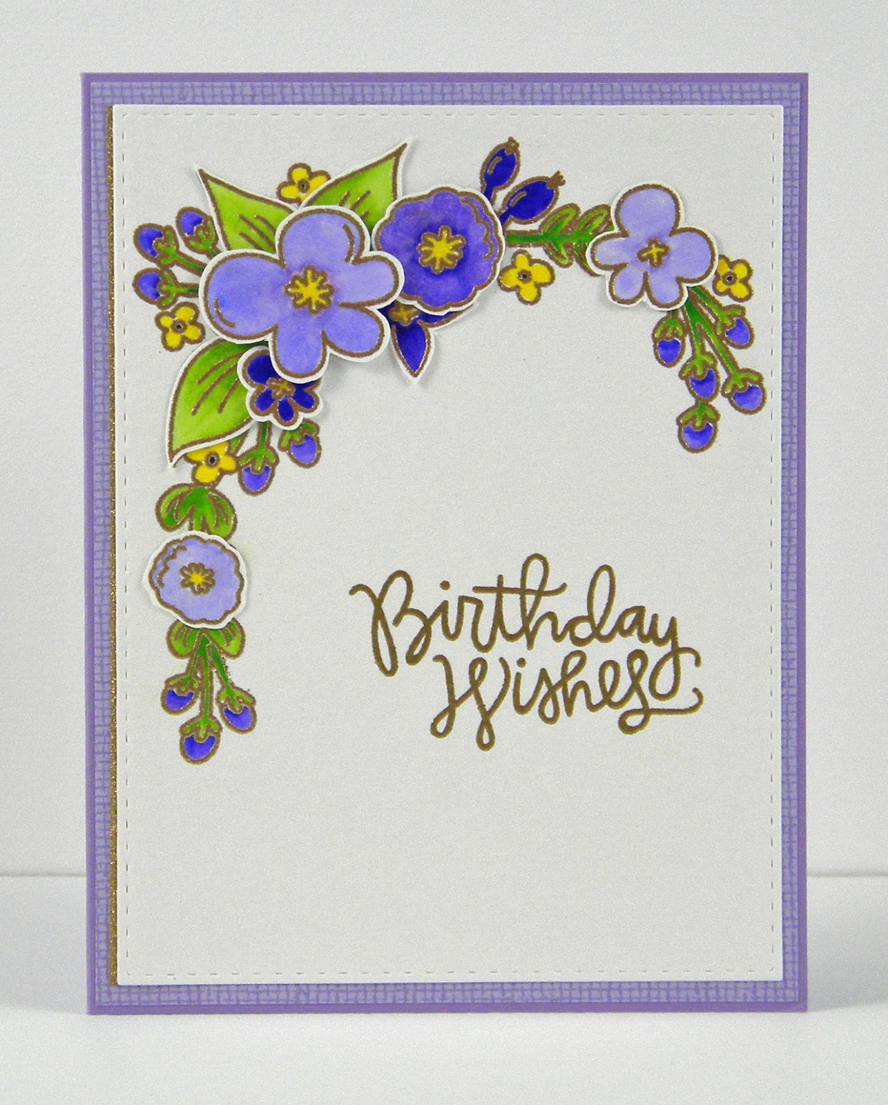 VJB Cards Avery Elle Floral Frame