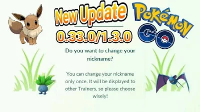Update Terbaru Pokemon Go Versi 0.33.0/1.3.0