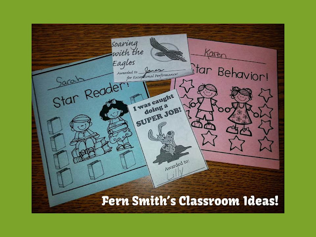 Fern Smith's Classroom Ideas Review of Mystery Motivators for Improving Behavior!