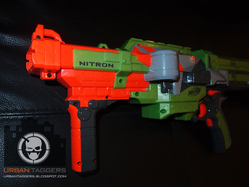 Urban Taggers. Nerf Vortex Nitron. Boom baby!