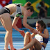 Rio Olympic Spirit  illustrated by Nikki Hamblin  Abbey D'Agostino after fall on track