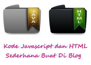 Kode Javascript Dan HTML Sederhana Buat Di Blog | SEO Ciyus Blog
