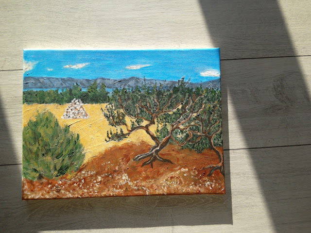#modaodaradosti #artblogger #platno #akril #hrvatska #otokhvar