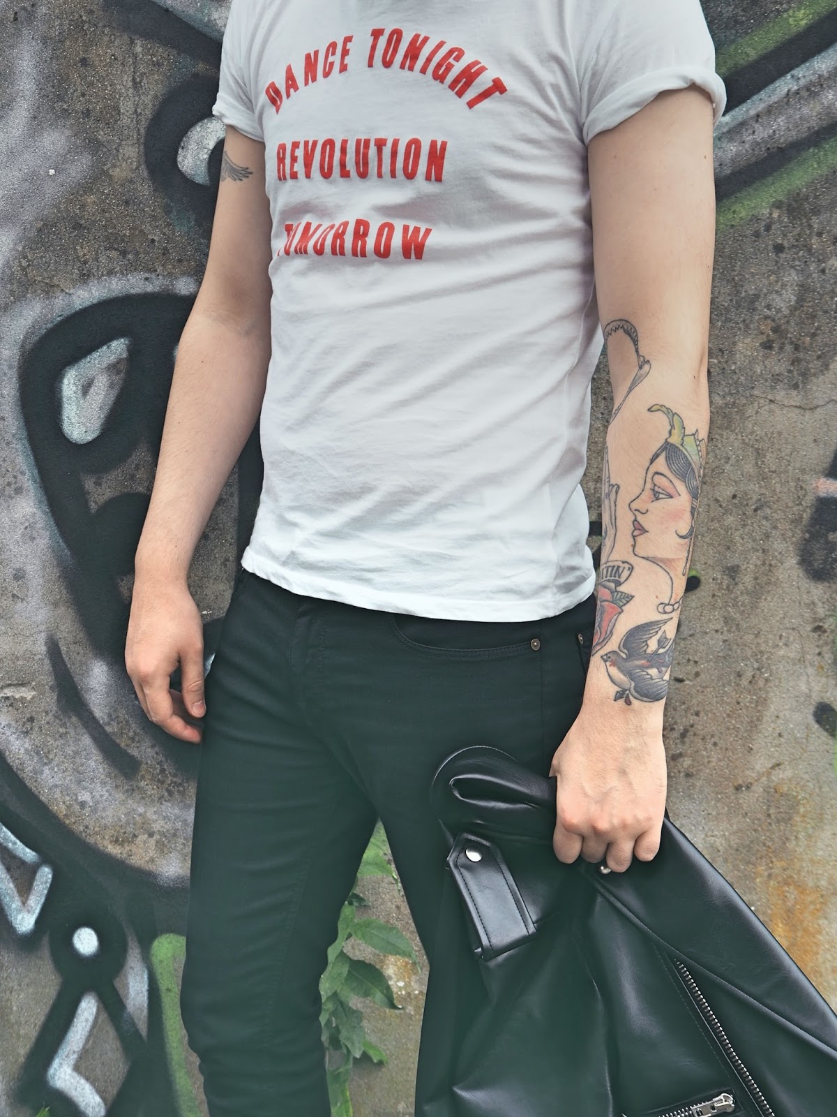 Aprill77 leather jacket t-shirt blog mens fashion bristol blogger outd rebirth of the cool
