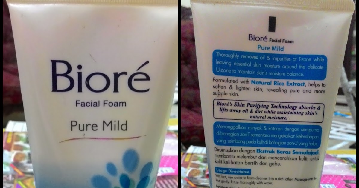 Makeup Review Facial Foam Pure Mild (Biore)