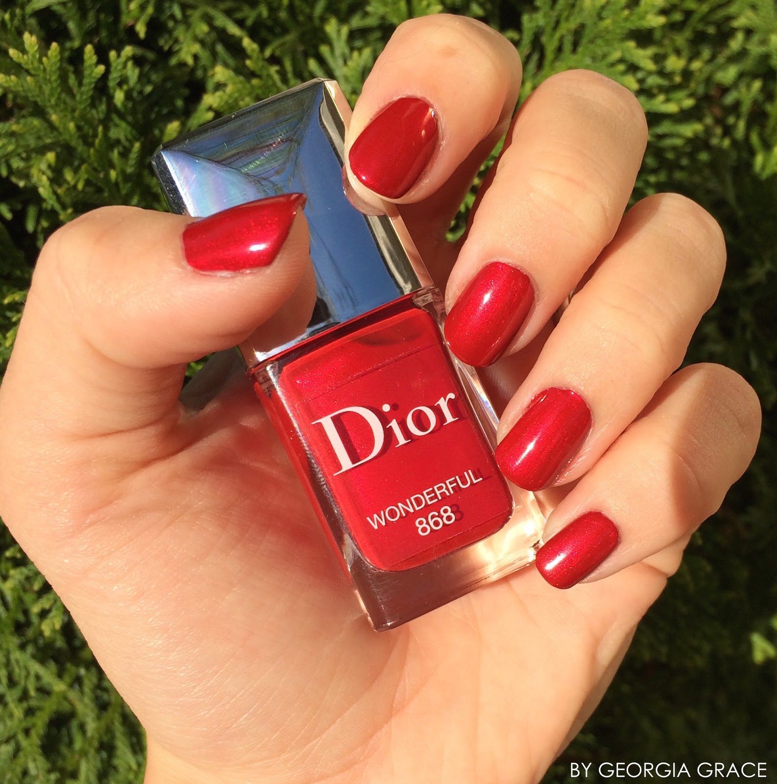 dior red nail polish