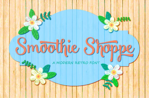 Smoothie Shoppe Free Script Font 20 Script Font Terbaik 2016 - Smoothie Shoppe Free Script Font