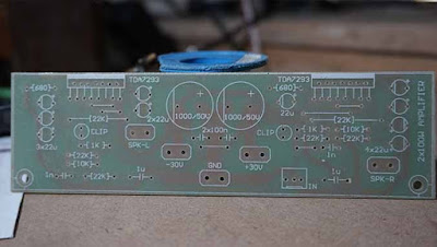 TDA7293 vs TDA7294 Audio Power Amplifier Project ... muting switch diagram 