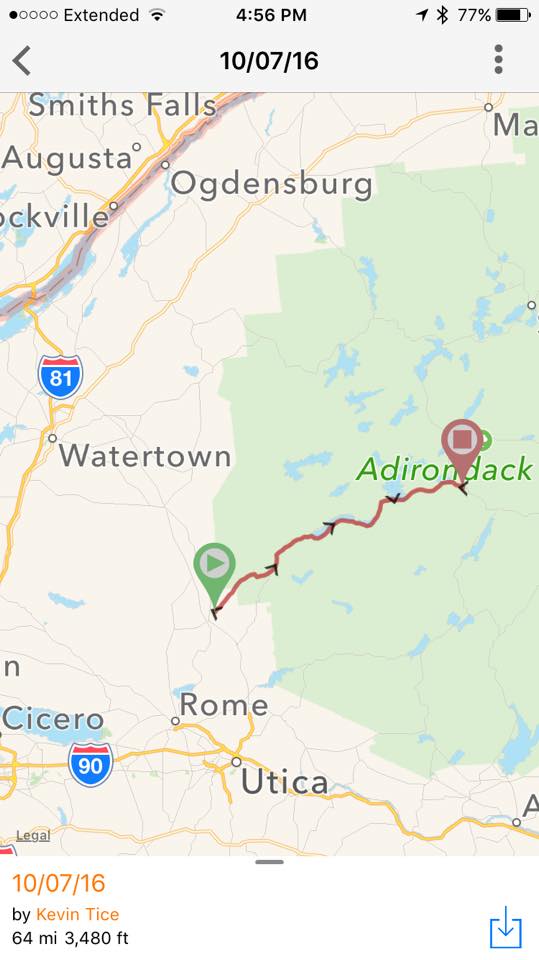 Northern Tier by Bike Day 68 Boonville, NYBlue Mountain Lake, NY