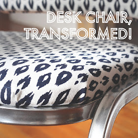 Desk Chair, Transformed!