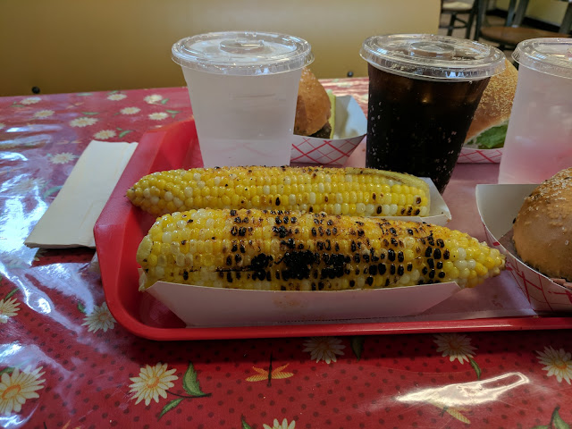 Roasted corn from Charlie the Butcher in Buffalo, NY