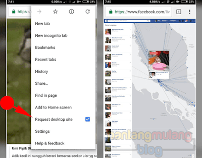 Melihat siaran langsung di Facebook Melihat siaran langsung di Facebook