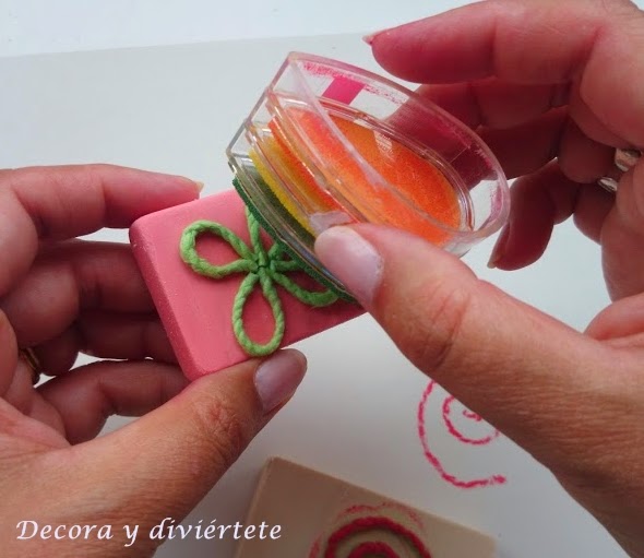 sellos hechos a mano