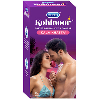 Durex Kohinoor Kala Khatta Flavored Condoms