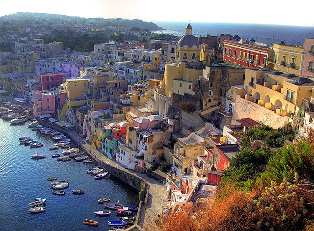 Mother Nature Procida Island In Naples Italy