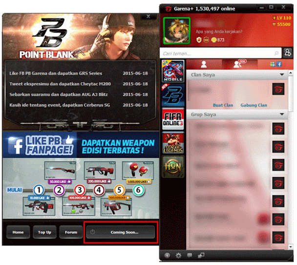 Point Blank Garena Indonesia Cara Download, Install dan Main Point Blank (PB) Garena Indonesia