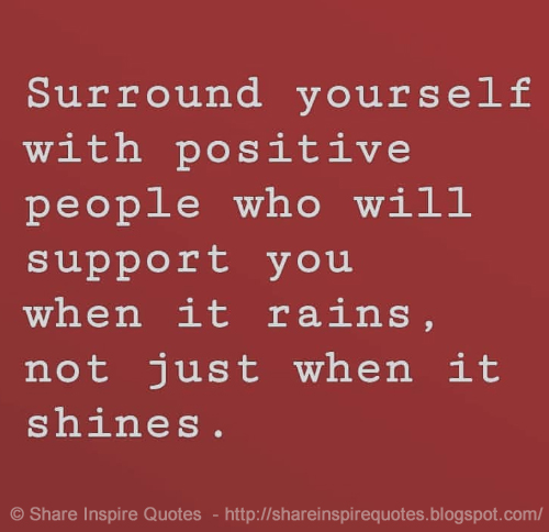 Surround Yourself With Positive People Who Will Support You When It Cool Positive People Quotes Surround Yourself With Positive People Who Will Support You When It Cool Positive People Quotes