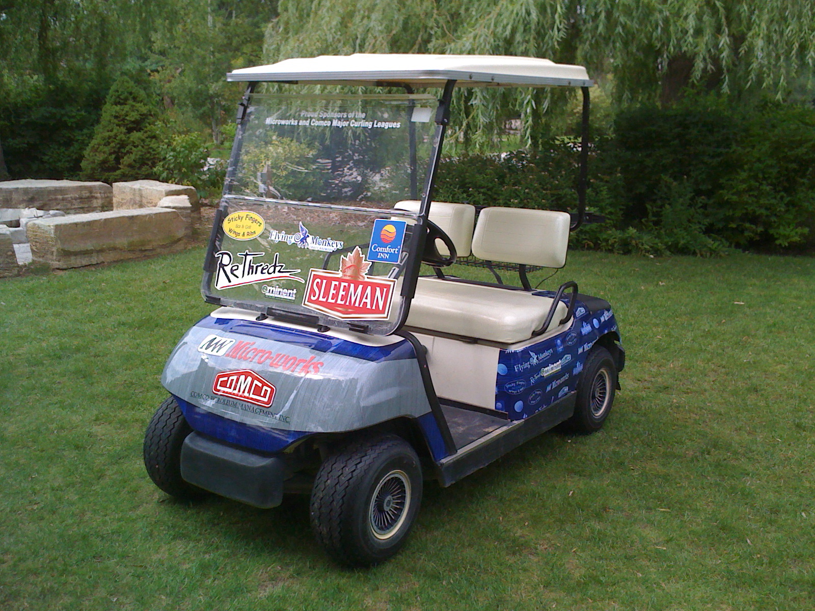 Golf Cart Wrap Eminent Custom Graphics inc.