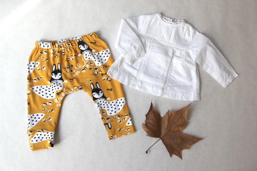 DIY Tutorial y patrones legins de bebé