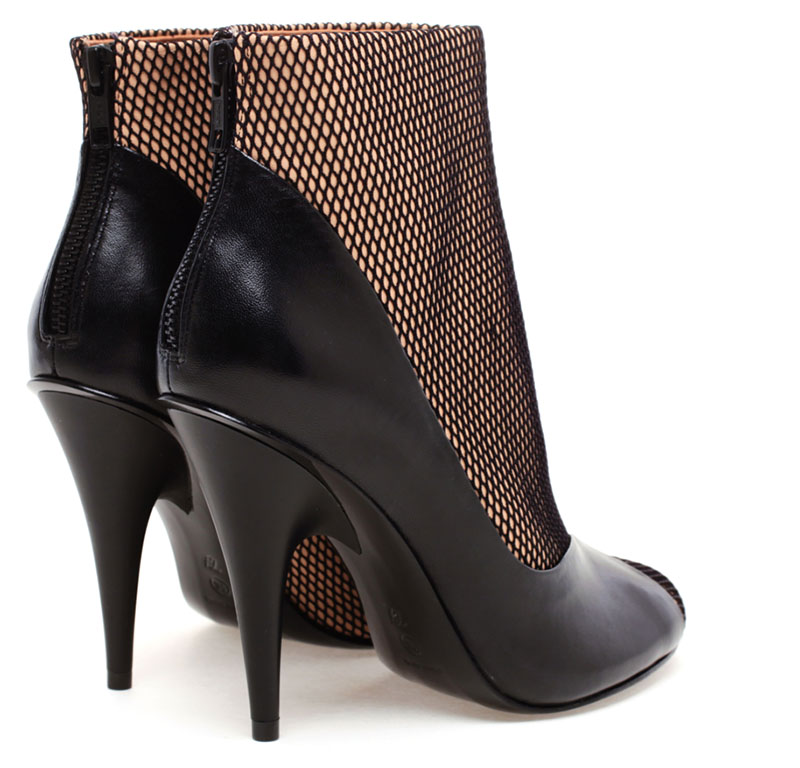 Francis Mesh and Leather Ankle Boot