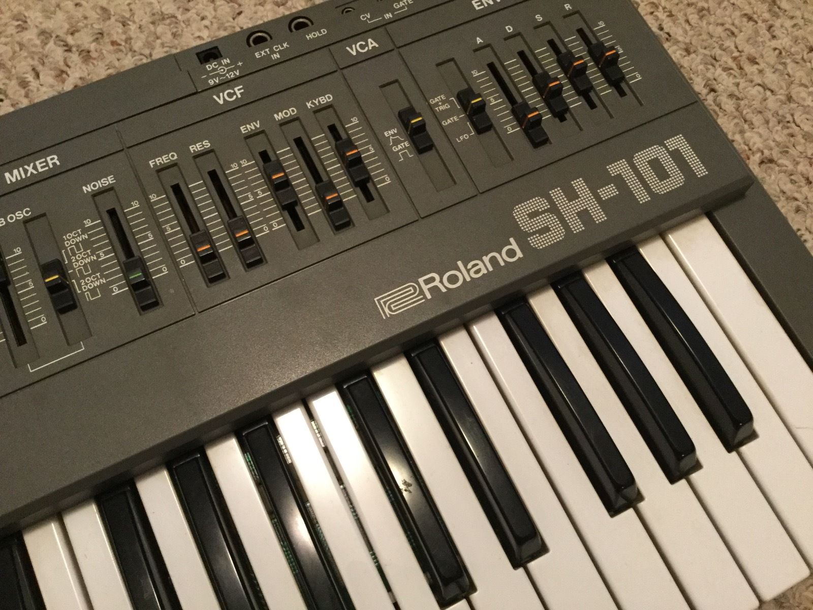 MATRIXSYNTH: Roland SH-101 SN 282391 with Original Mod Grip