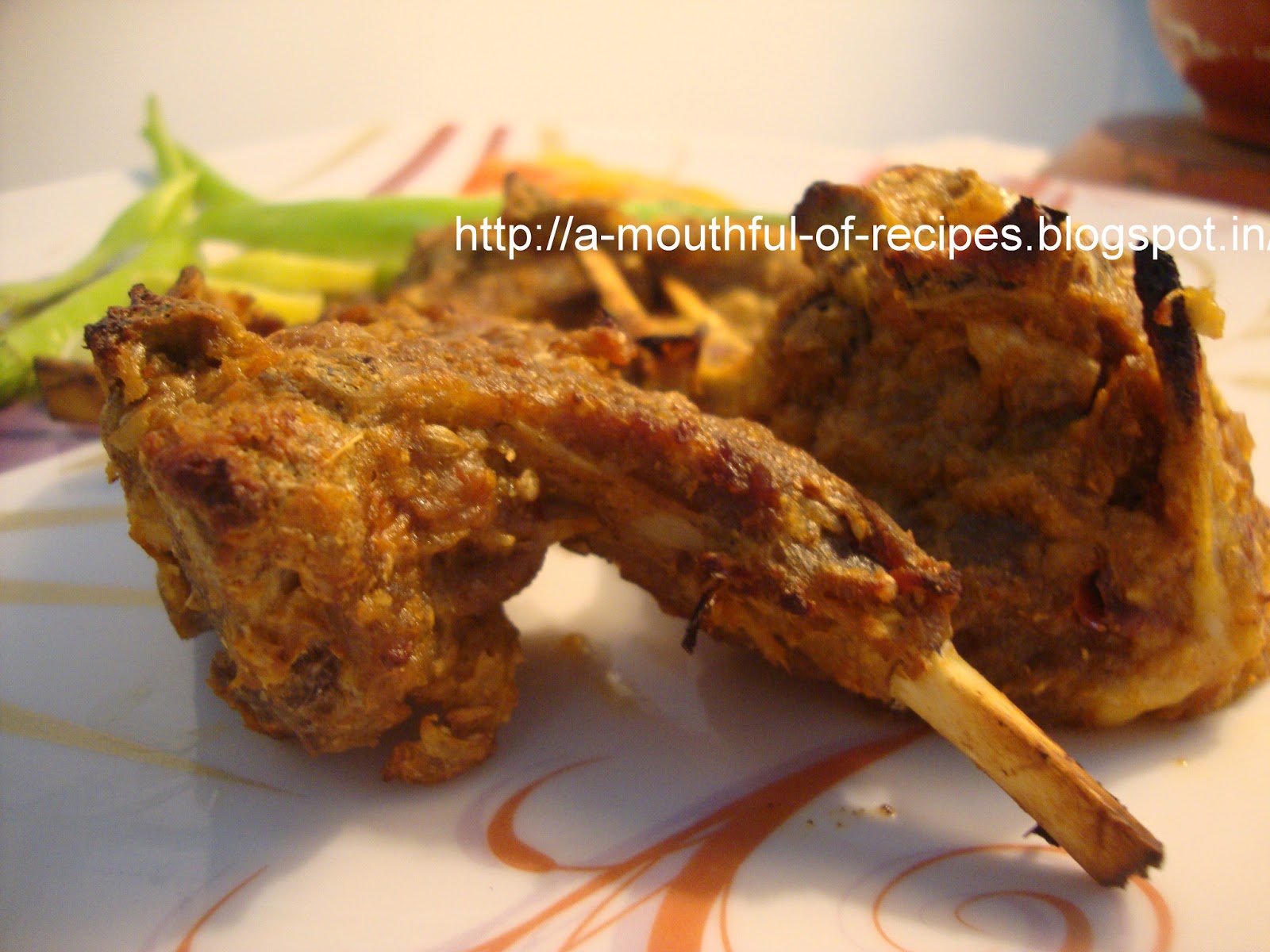A Mouthful Of Recipes Spicy Barbequed (BBQ) Mutton Chops