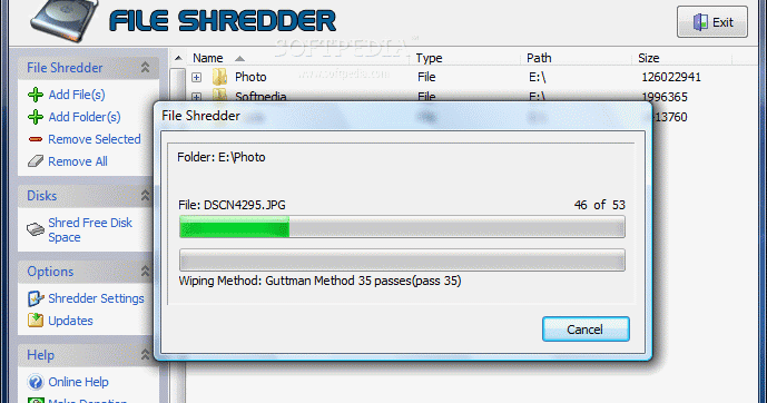 use permanent eraser on external hard drive