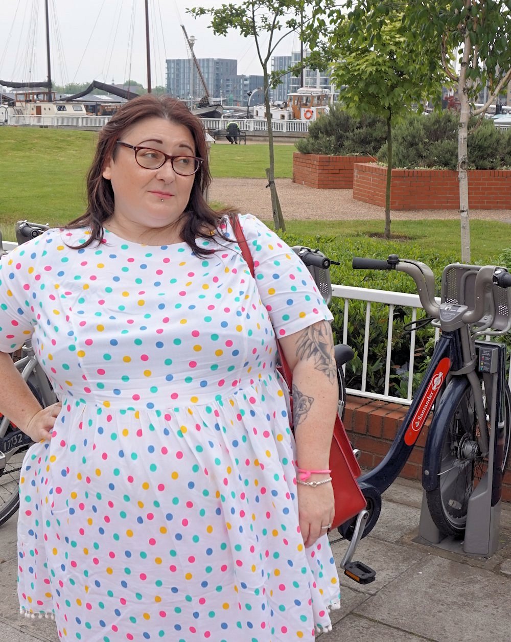 simply be polka dot dress