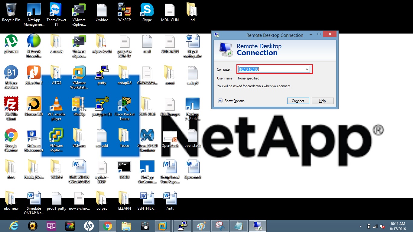 Remote Infrastructure Management Clustered Data Ontap 9 CIFS Configuration