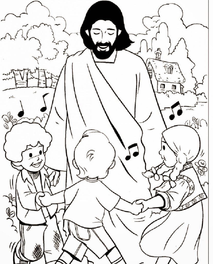 Catequese E Voc Imagem Para Colorir Jesus Com Crian As