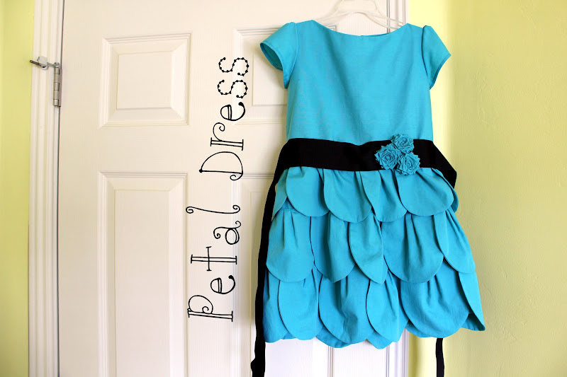 RisC Handmade Teal Petal Dress