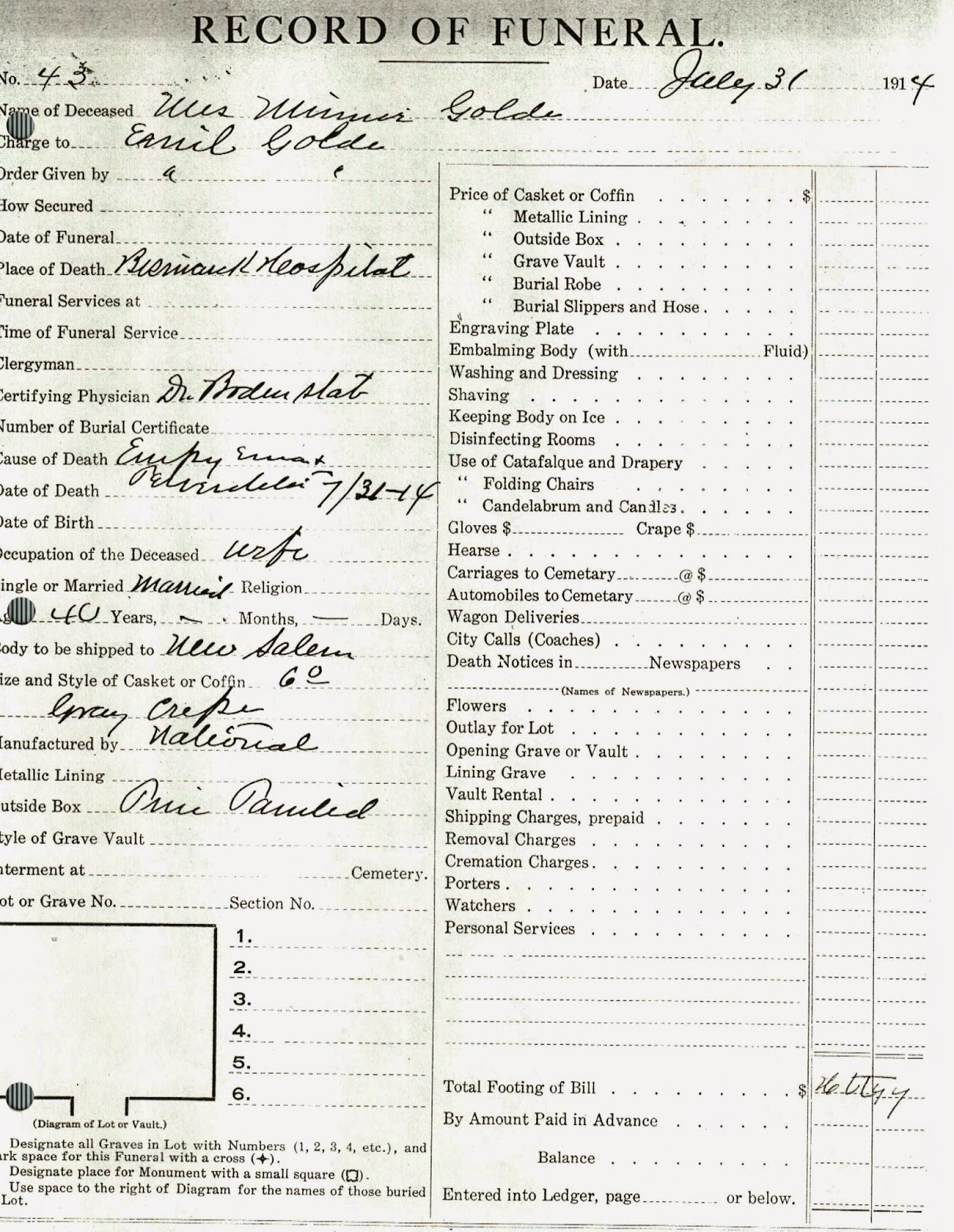 b Funeral Home Bismarck, ND gh