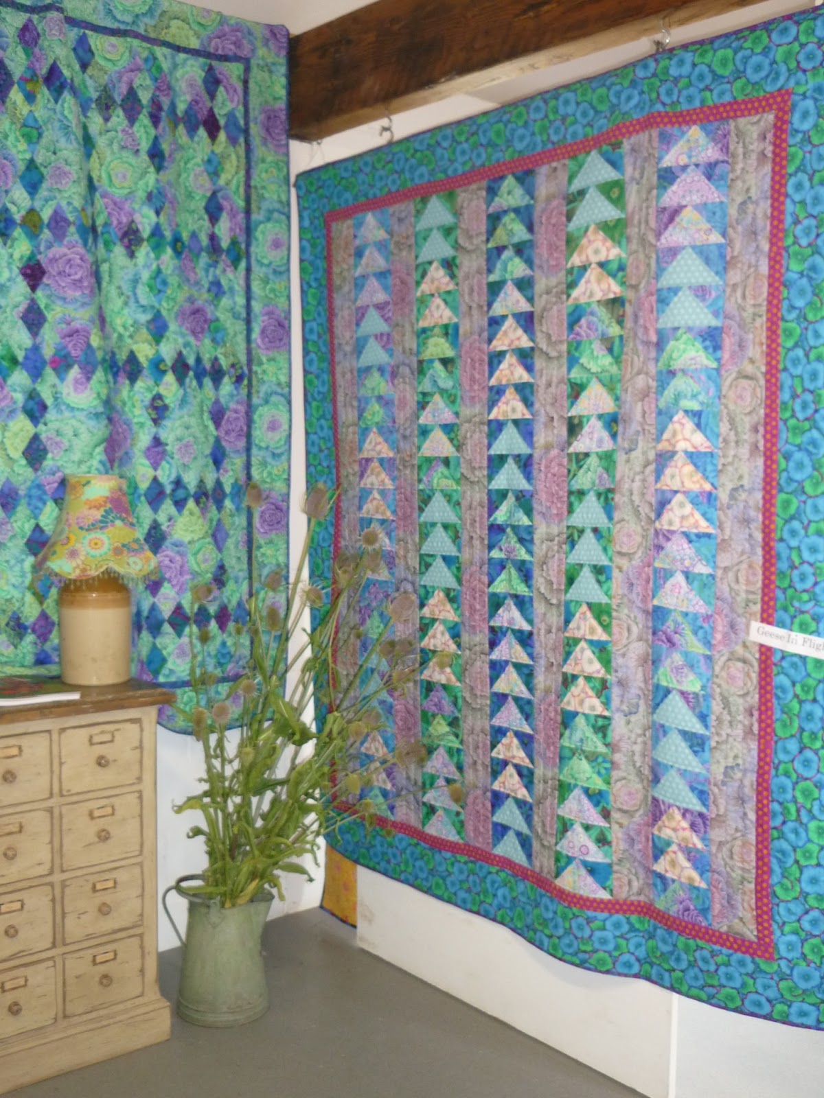 My Quilting Life Kaffe's Colourful Quilts in Cornwall