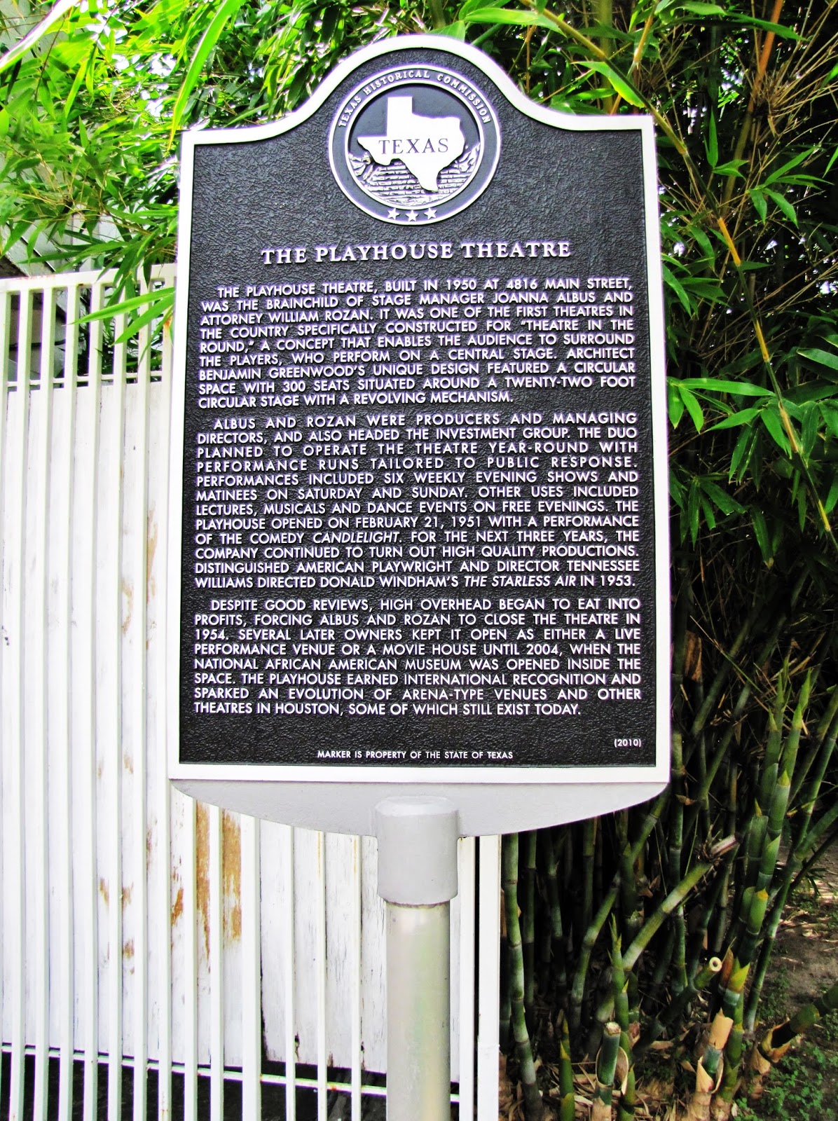 Houston in Pics The Historic Playhouse Theater at 4816 Main