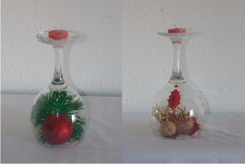 Centro mesa navideño