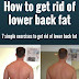 How to get rid of lower back fat once and for all