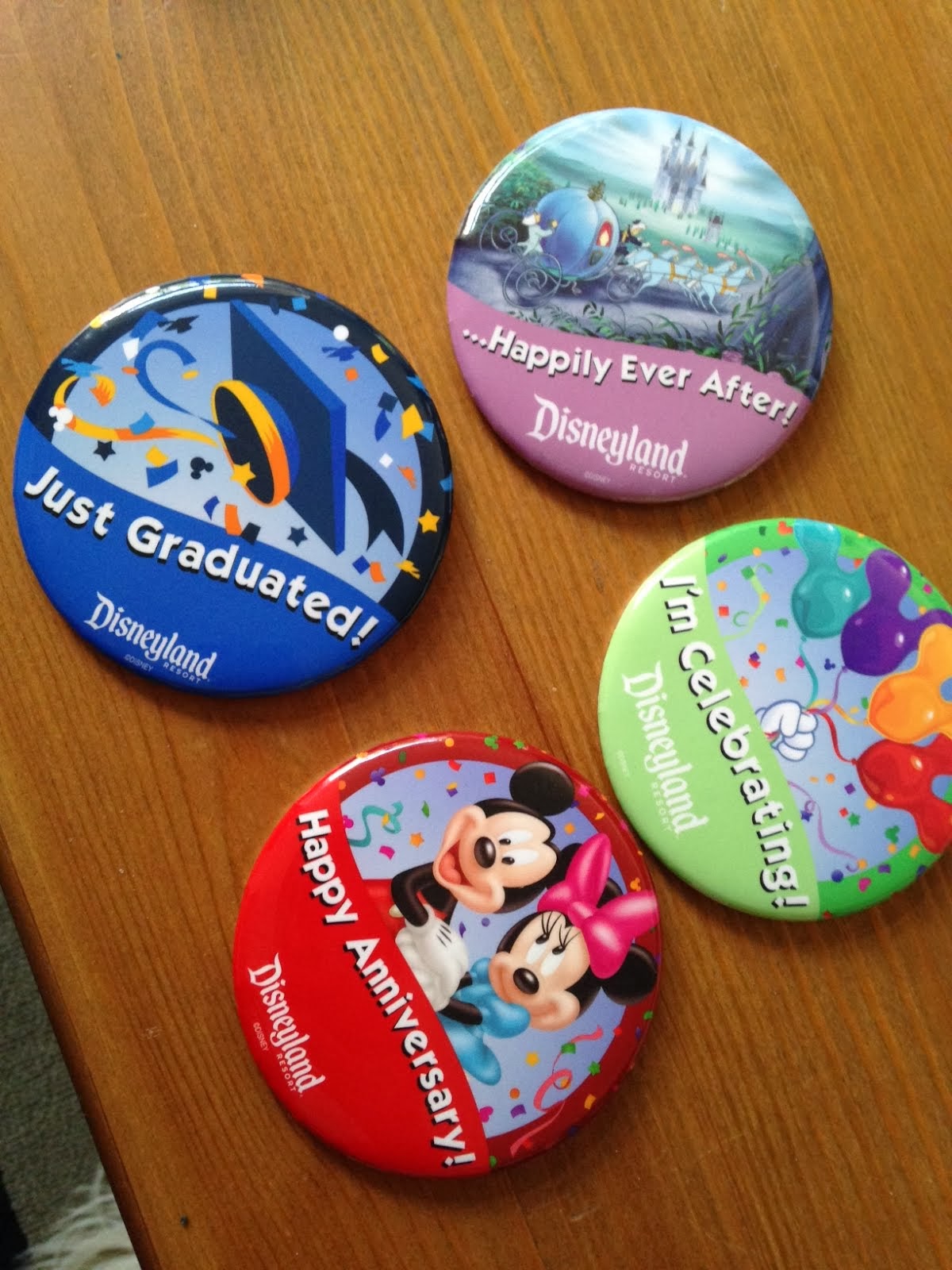 One New Thing Daily Disneyland Buttons!