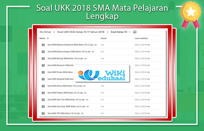Soal UKK 2018 SMA Mata Pelajaran Lengkap Soal UKK 2018 SMA Mata Pelajaran Lengkap