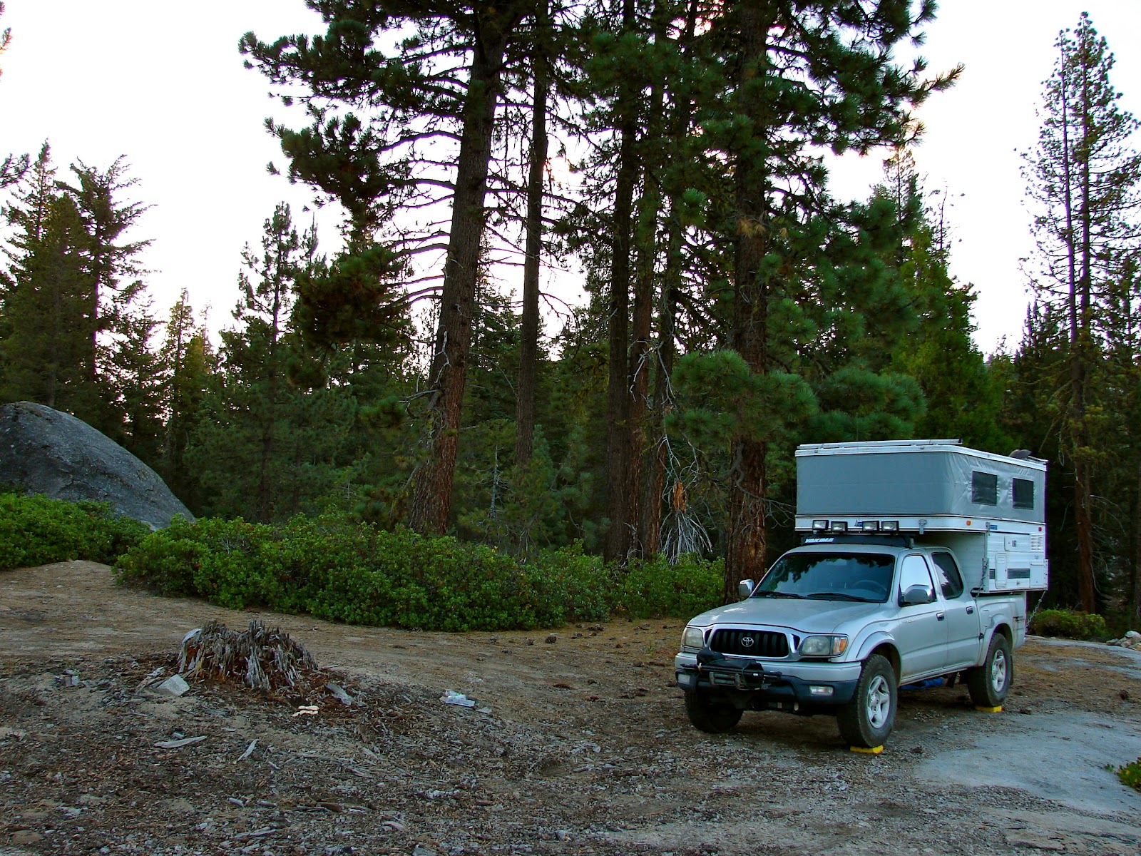 Our Four Wheel Camper Courtright Reservoir, Sierra National Forest
