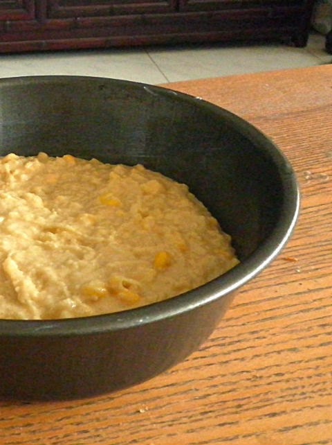 Sweet Corn Cake Recipe @ treatntrick.blogspot.com
